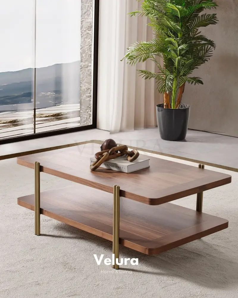 Genova Walnut Orta Sehpa