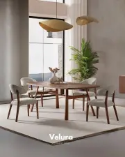 Genova Walnut Yemek Masası