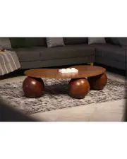 Küre Sehpa Ceviz - Ceviz Mdf Küre Sehpa Ceviz - Ceviz Mdf