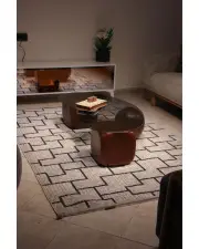Zarla Düz Ceviz Sehpa - Füme Cam Zarla Düz Ceviz Sehpa - Füme Cam