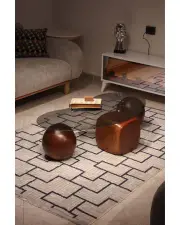 Zaro Düz Ceviz Sehpa - Füme Cam Zaro Düz Ceviz Sehpa - Füme Cam