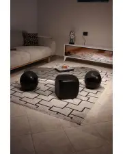 Zaro Düz Siyah Sehpa - Füme Cam Zaro Düz Siyah Sehpa - Füme Cam