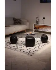 Zaro Desenli Siyah Sehpa - Füme Cam Zaro Desenli Siyah Sehpa - Füme Cam