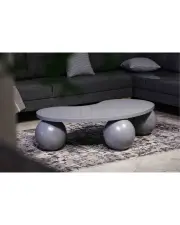 Küre Ahşap Orta Sehpa - Gri Top Küre Ahşap Orta Sehpa - Gri Top