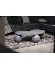 Küre Ahşap Orta Sehpa - Gri Top Küre Ahşap Orta Sehpa - Gri Top