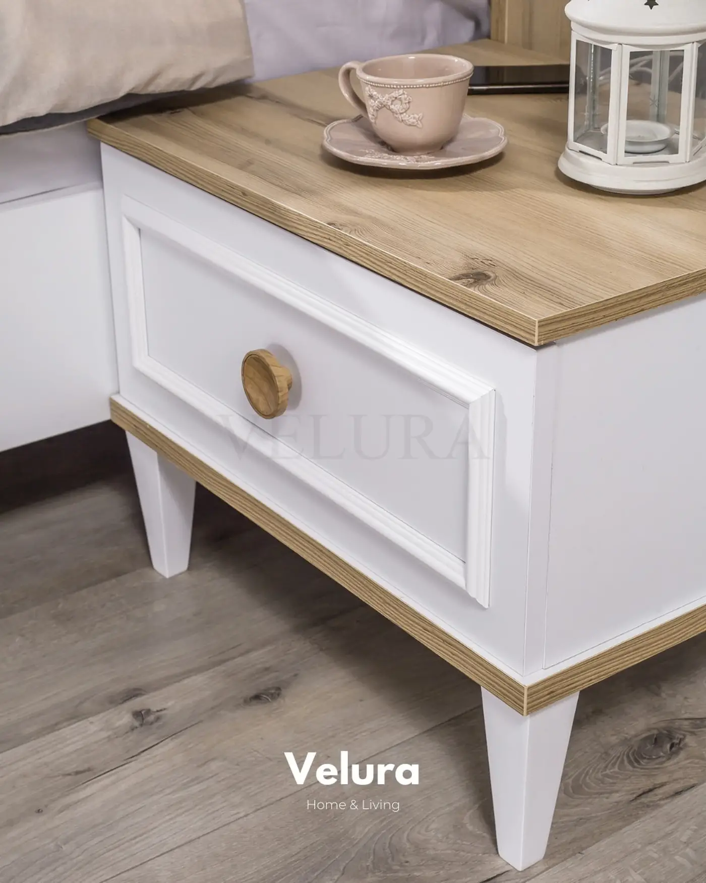 Velura Home Legna Komodin yatak odası dekorasyonu