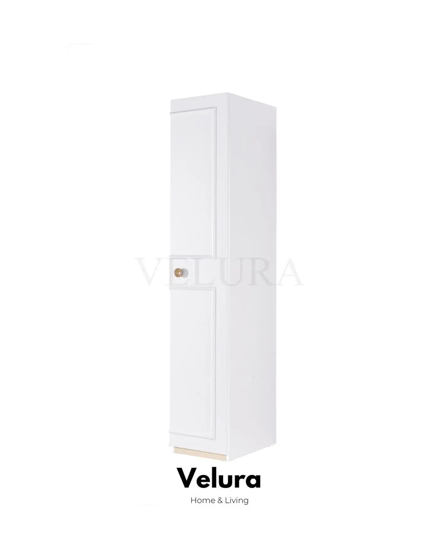 Legna 10 kapılı beyaz köşe dolap aynalı model
