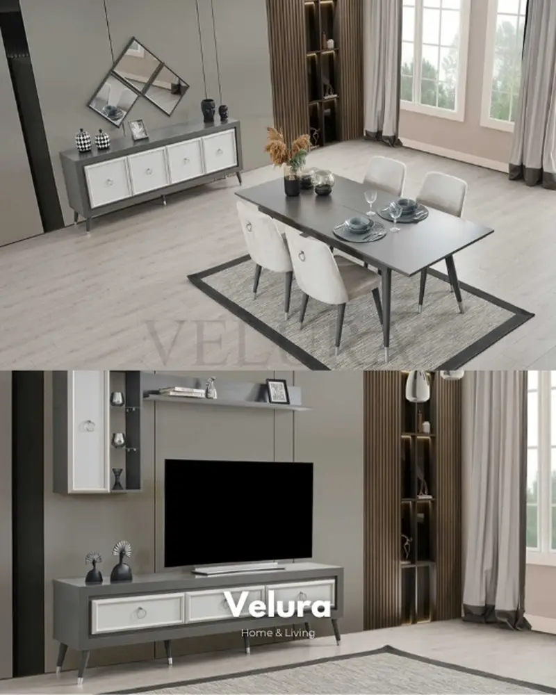 Lisa Krem Yemek Takımı Lisa Krem Yemek Takımı