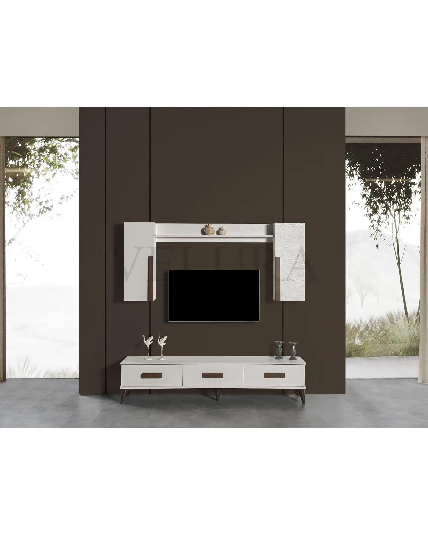 Valens Düğün Paketi | Modern Tasarımlı Bukle Kumaş Koltuk & MDF Mobilya Valens Düğün Paketi koltuk, yatak ve yemek odası mobilyaları | Velura Home