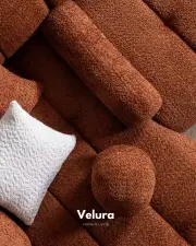 Puffy Köşe Takımı - Kiremit