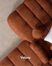 Puffy Köşe Takımı - Kiremit
