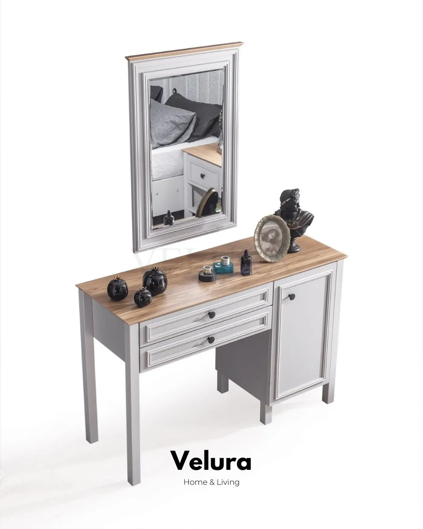 Respiro Şifonyer kırık beyaz modern tasarım