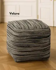Shiro Beige Black - Puf