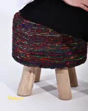 Silk Black - Puf