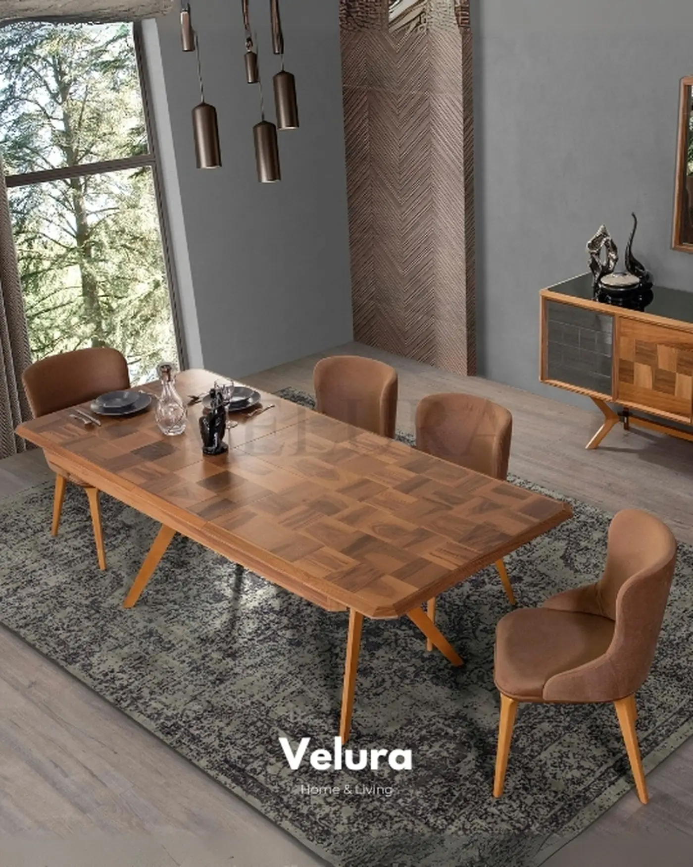 Velura Home Solin Yemek Masası
