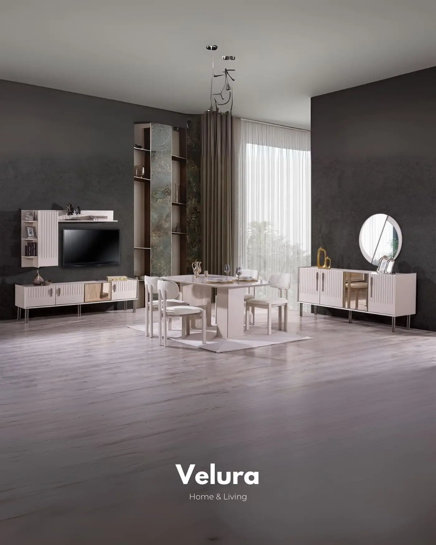 Velura Home Tress Yemek Takımı modeli