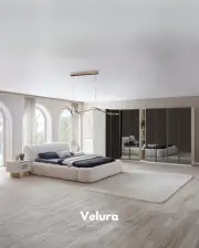 Valore Yatak Odası Takımı - 8 Cam Kapaklı Köşe Dolap