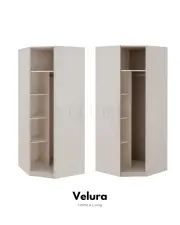 Valore Yatak Odası Takımı - 8 Cam Kapaklı Köşe Dolap