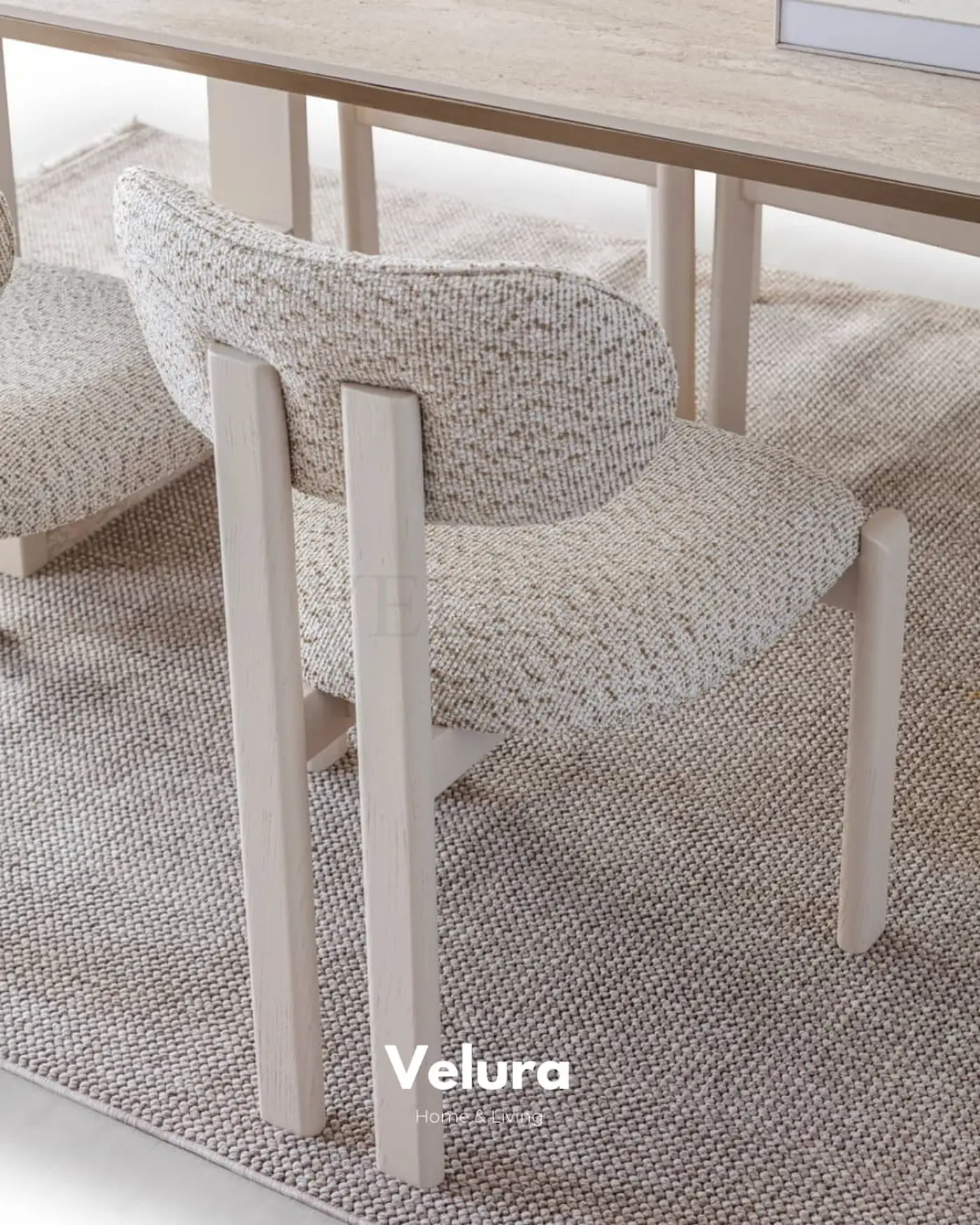 Verona Yemek Masası traverten desenli modern tasarım