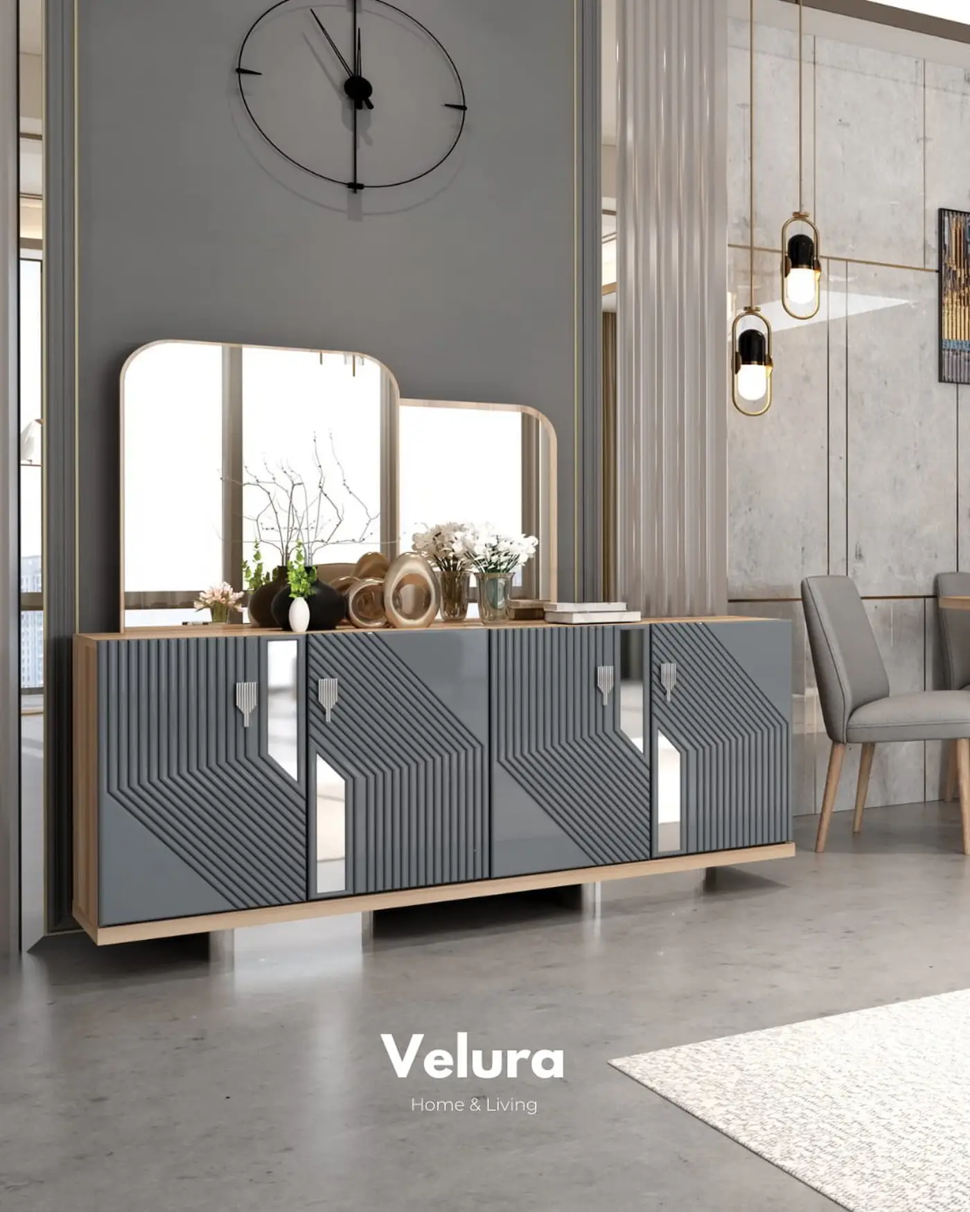 Yemek Odası için Şık Konsol Modeli