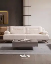 Alya Krem Koltuk Takımı