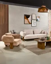 Bella Ahşap Koltuk Takımı