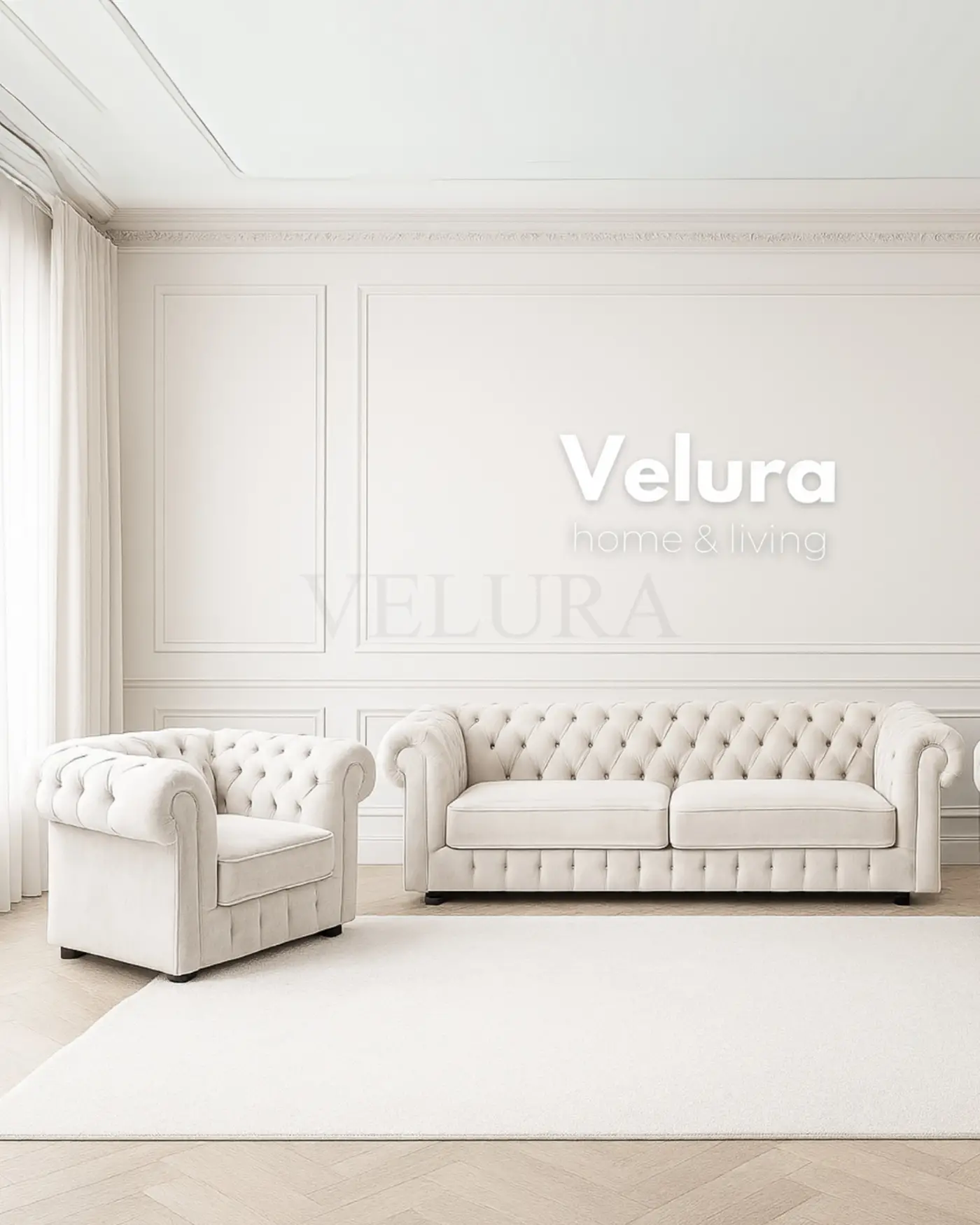 Velura Home chester oturma grubu