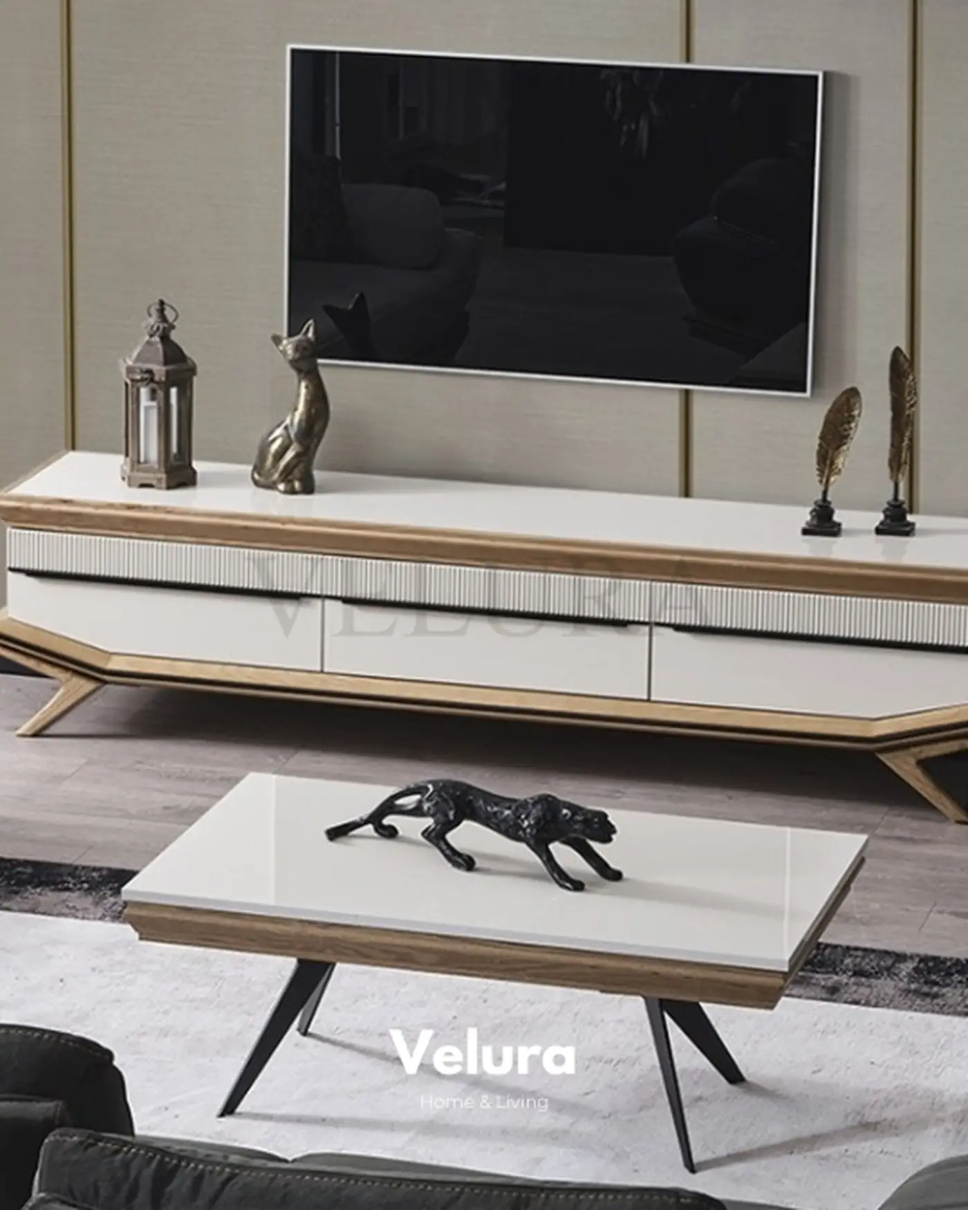 Modern Orta Sehpa Tasarımı Elize Orta Sehpa Velura Home
