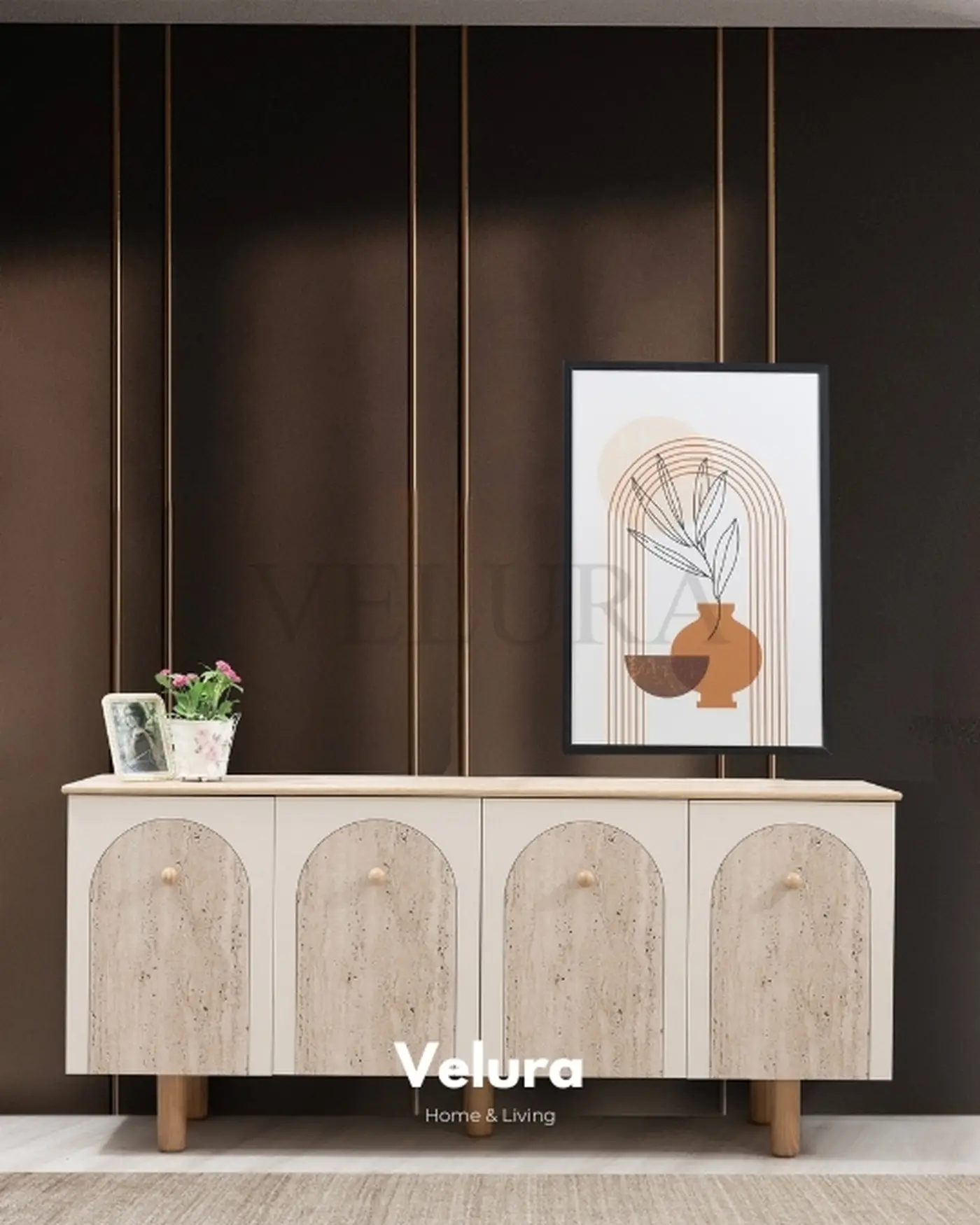 Eris Konsol Velura Home modern yemek odası konsolu