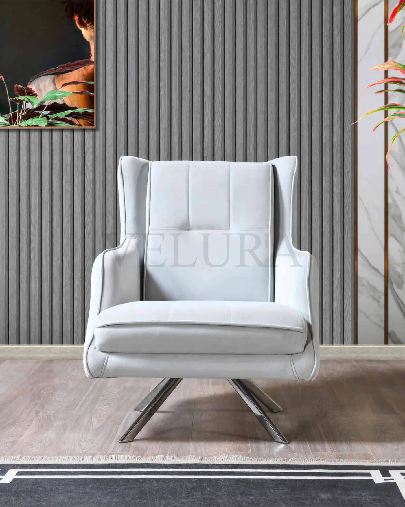 Florya Berjer – Gri | Modern ve Lüks Florya Berjer Gri Modern Tasarım
