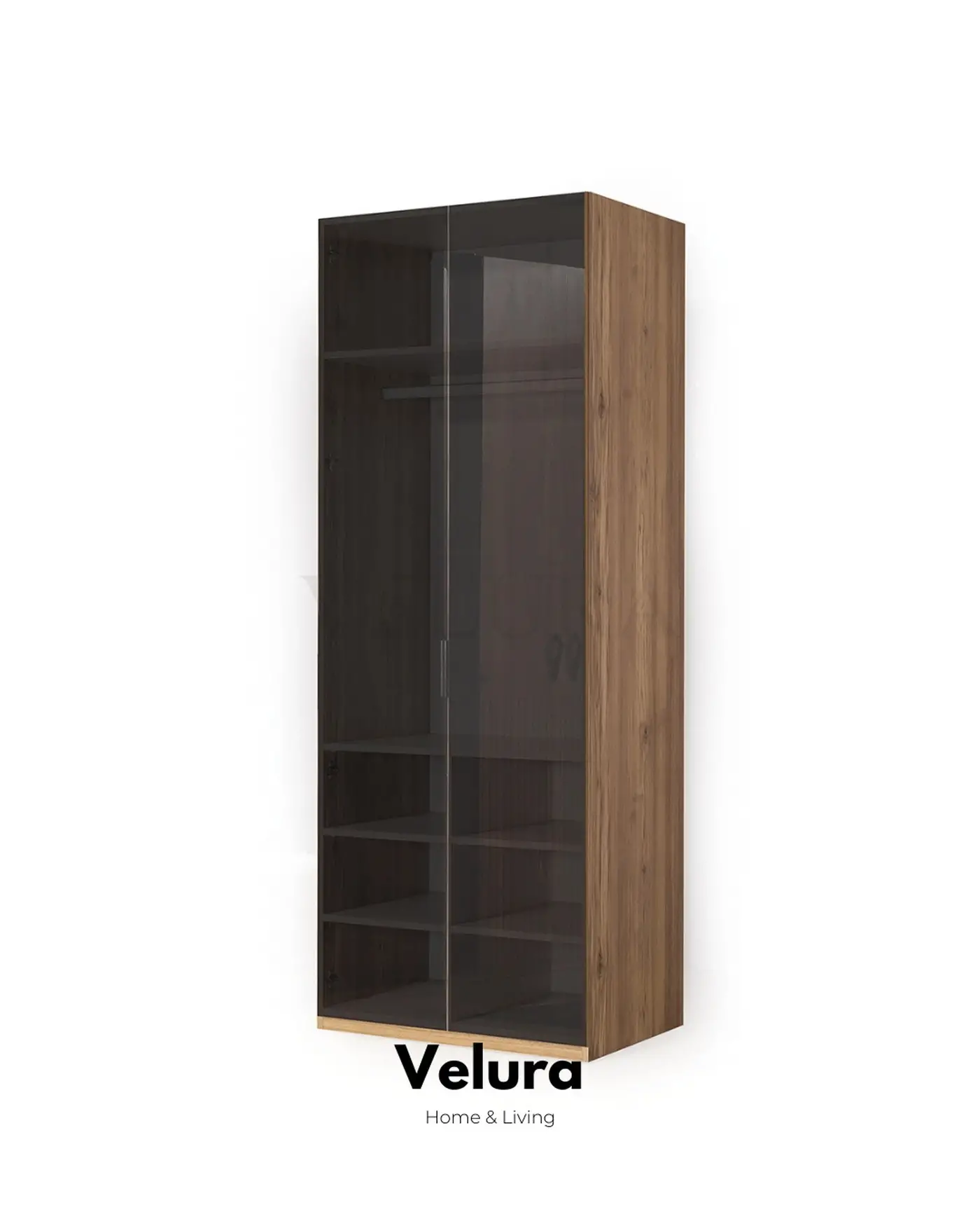Velura Home full cam kapaklı dolap