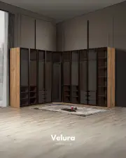 İzgi 10 Kapaklı Full Camlı Dolap