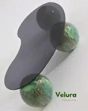 Küre Orta Sehpa - Jungle - Fasulye - Füme Cam
