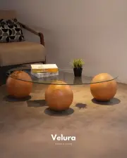 Küre Orta Sehpa - Meşe Küre Orta Sehpa - Meşe