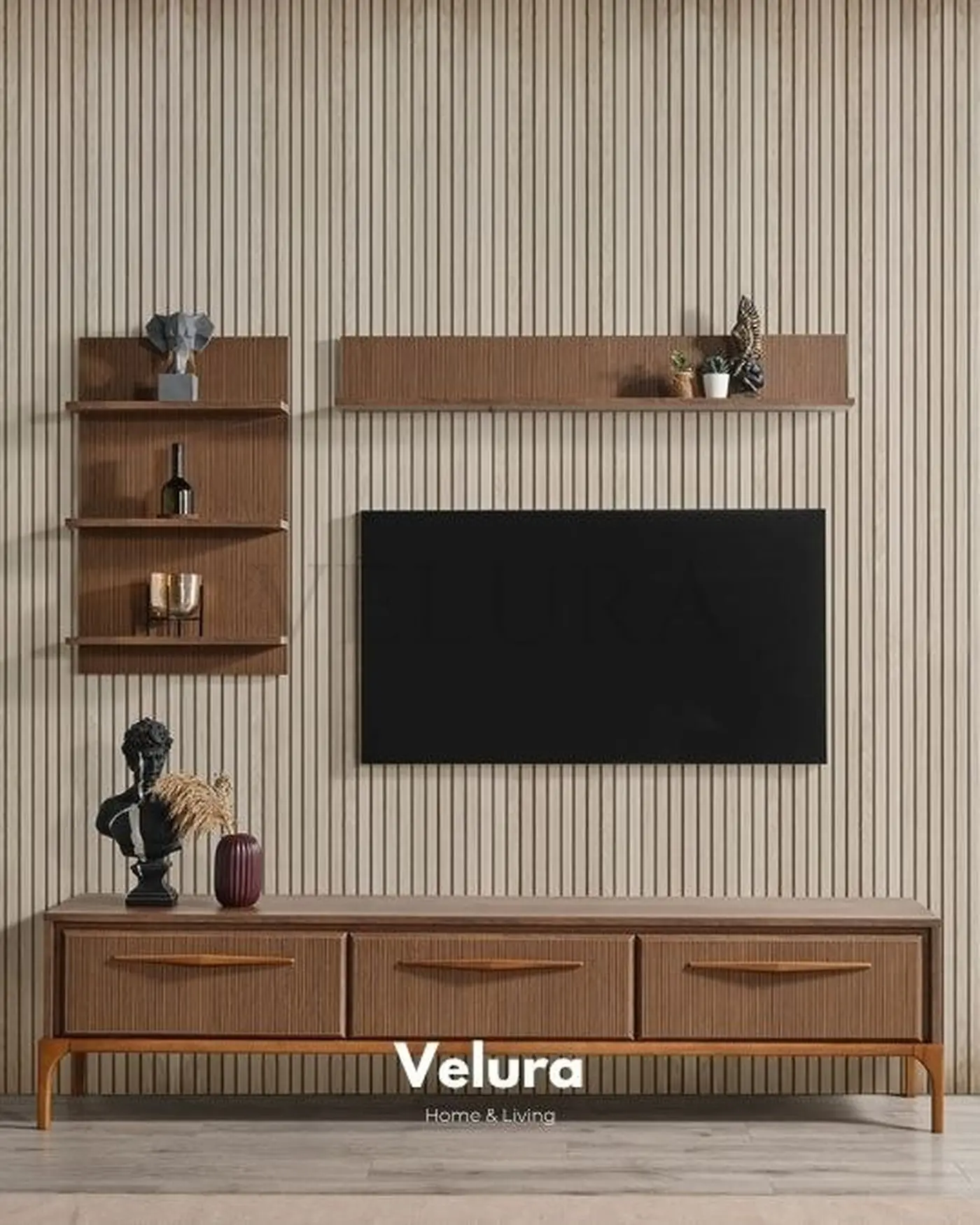 Modern ve Fonksiyonel TV Ünitesi Tasarımı Velura Home Lima TV Ünitesi