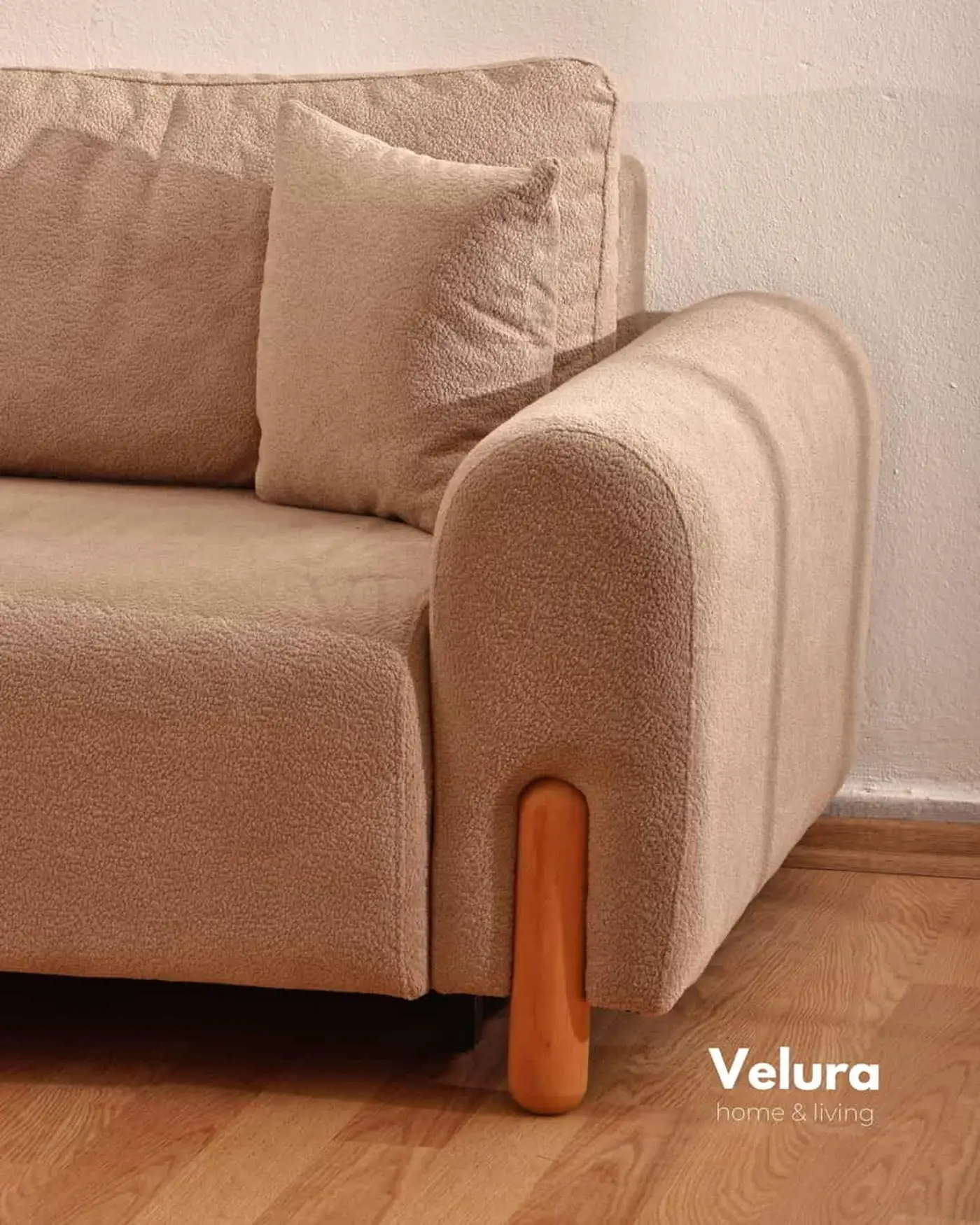Mora Koltuk Takımı – bohem stil, ceviz ayaklı, coco kumaş, yataklı
