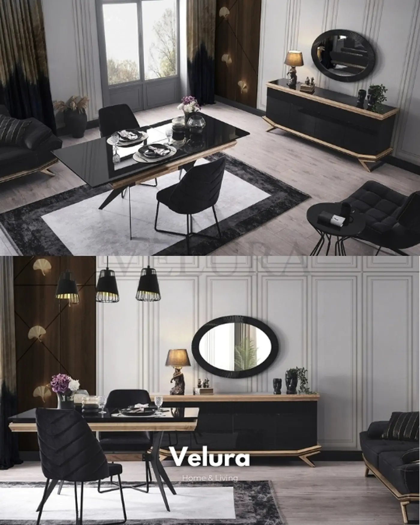 Velura Home Modern Yemek Takımı