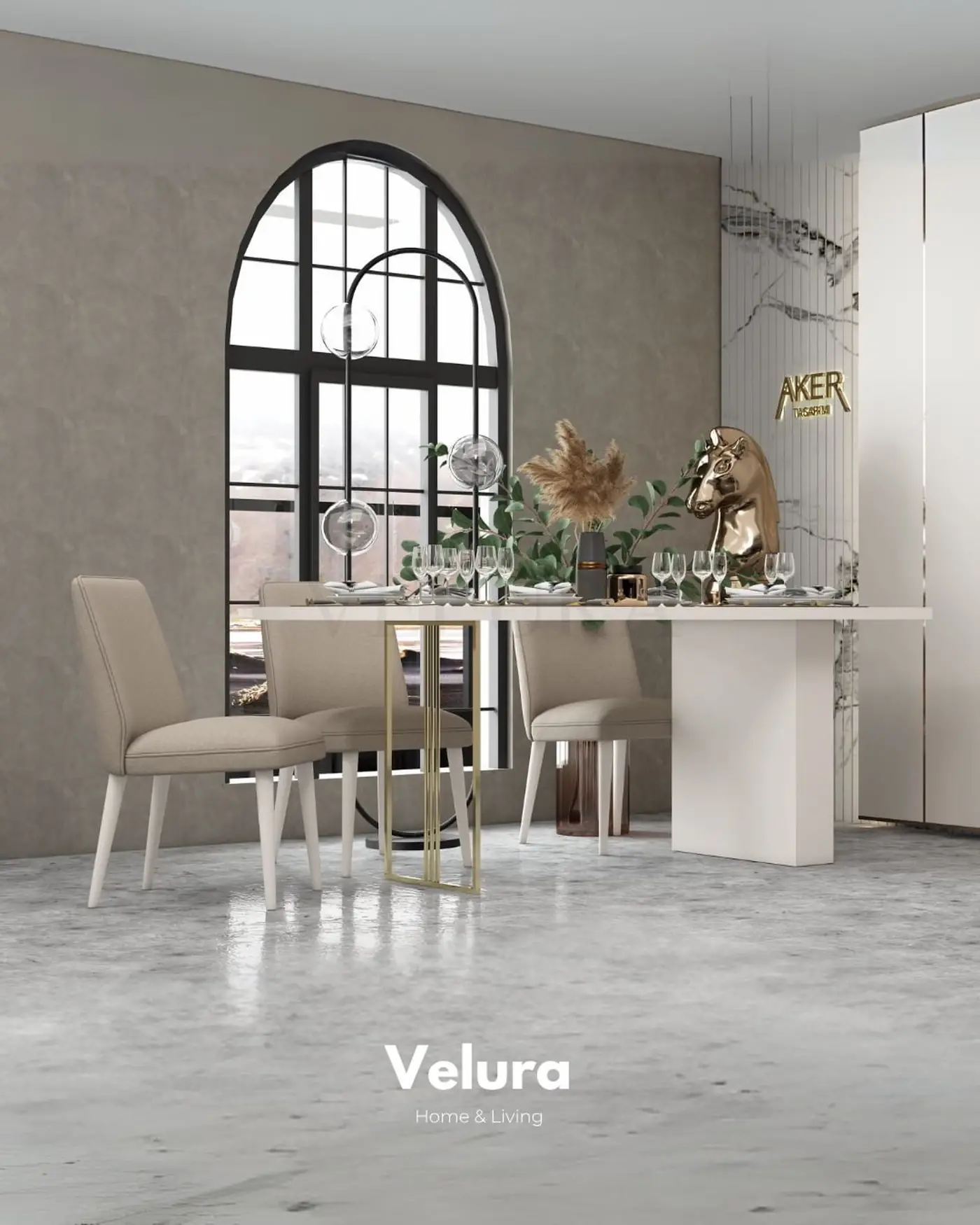 Velura Home Olimpos Yemek Takımı