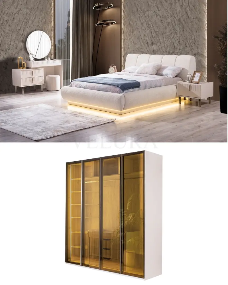Tress Yatak Odası Takımı - V1 - 4 Kapaklı Tress Yatak Odası Takımı - V1 - 4 Kapaklı