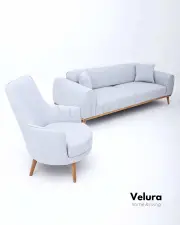Valo Krem Koltuk Takımı 3+3+1+1