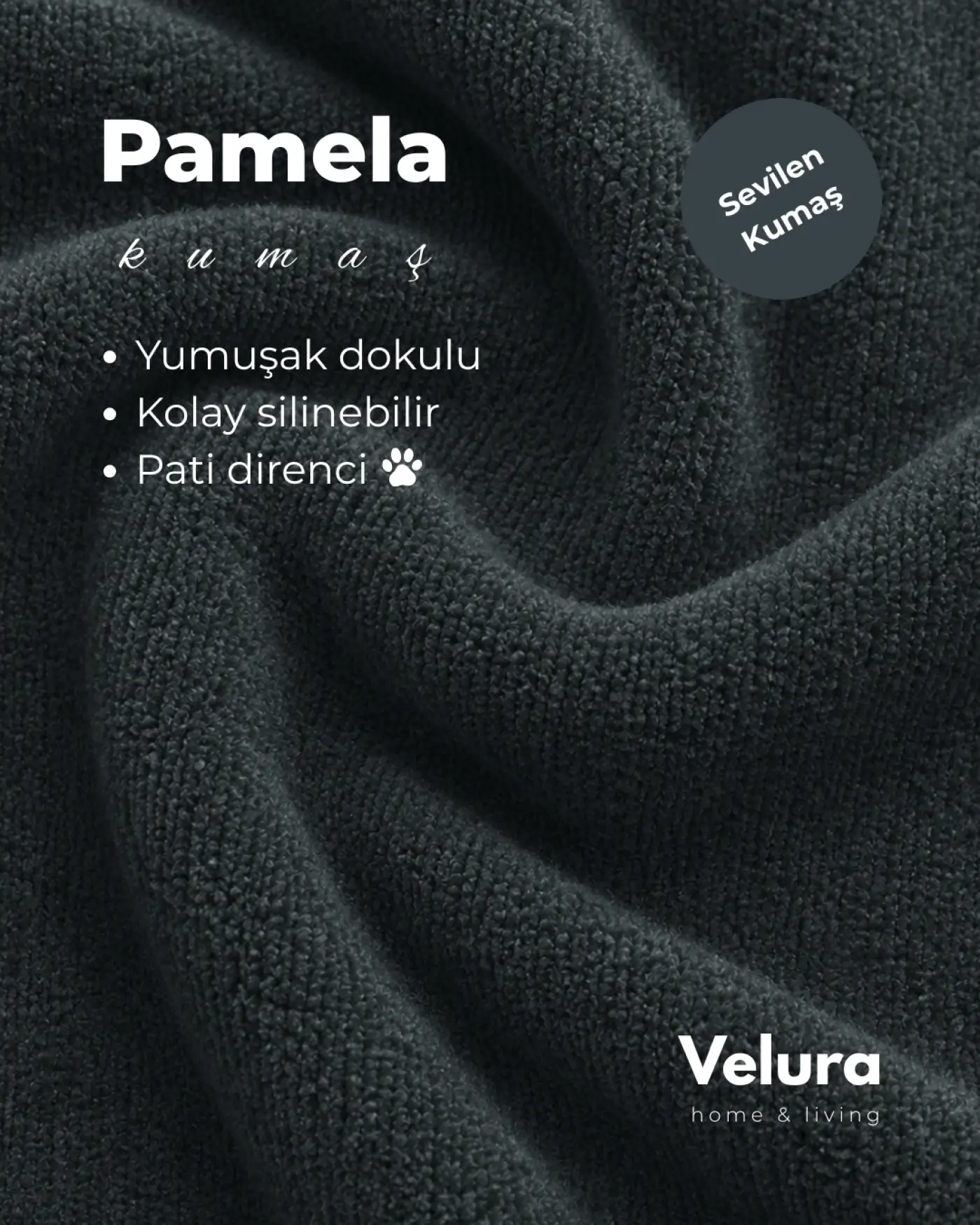 Yumuşak dokulu lacivert berjer