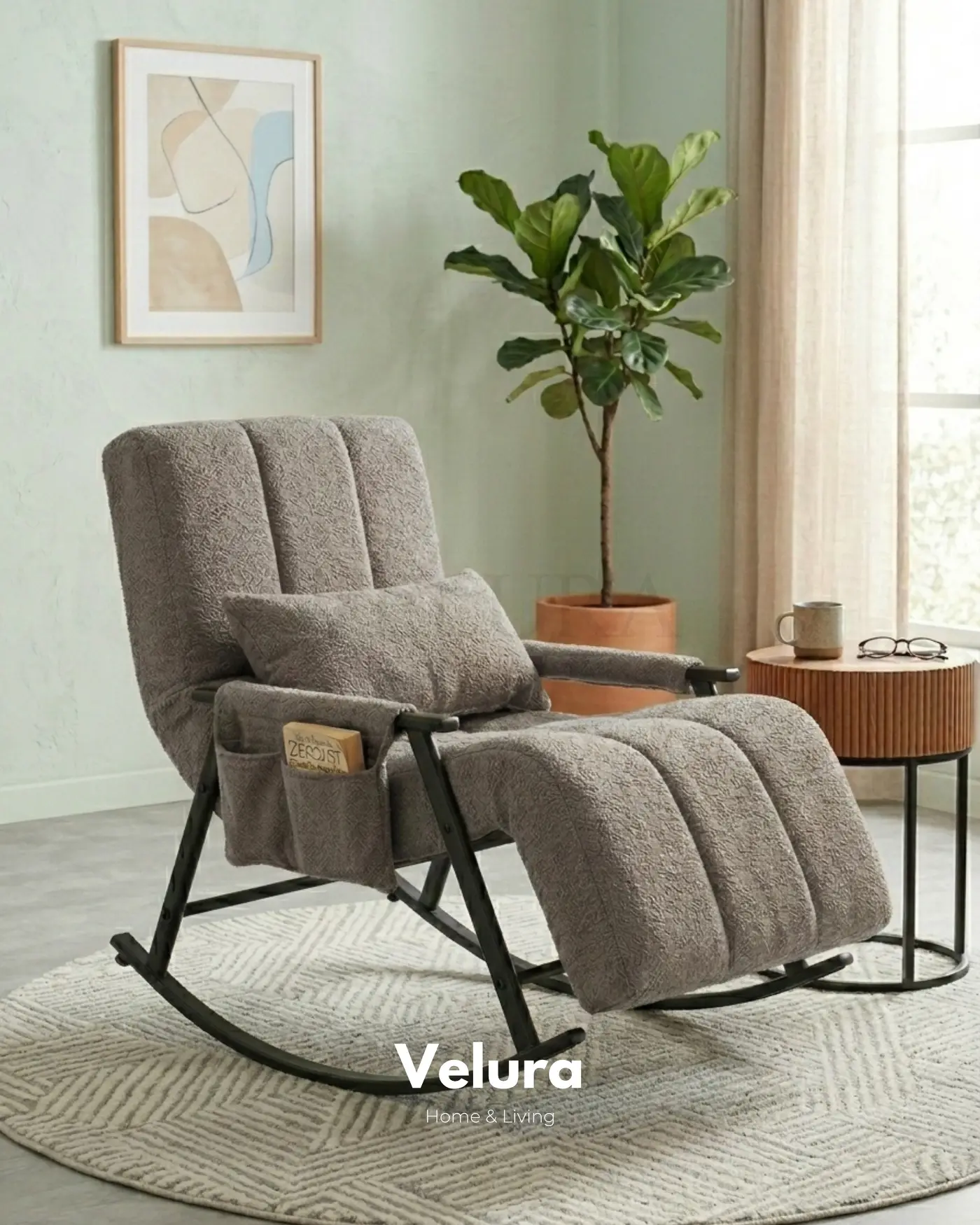 Açılabilir ve Ergonomik Berjer Velura Home Coco Berjer