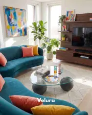 Küre Orta Sehpa - Antrasit - Üçgen - Şeffaf Cam Küre Orta Sehpa - Antrasit - Üçgen - Şeffaf Cam