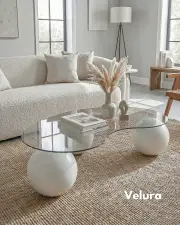 Küre Orta Sehpa - Beyaz Küre Orta Sehpa - Beyaz