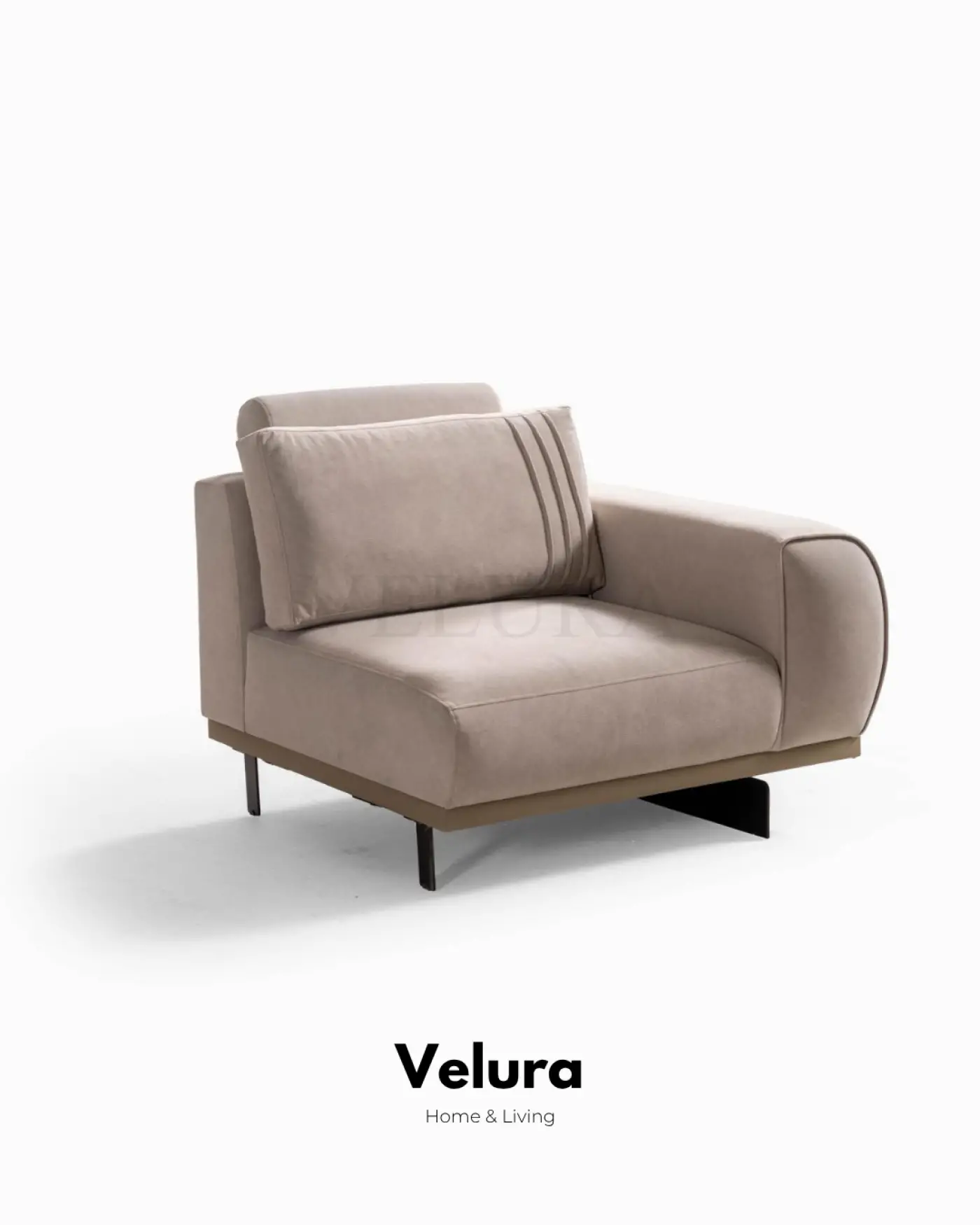Alfa Köşe Koltuk Takımı bej renk modüllü modern köşe koltuk modeli