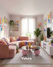 Küre Orta Sehpa - Pembe - Yuvarlak - Füme Cam