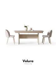 Defne Yemek Masası - Krem