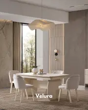 Defne Yemek Masası - Krem