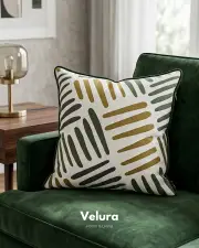 Desenli Kırlent - Yeşil Desenli