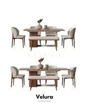 Enna Ekru Yemek Masası